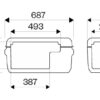IndelB TRAVEL BOX ITB32 kompressorkjøleboks / fryser 32L Mål:L684xB384xH347mm
