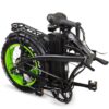 VARANEO Dinky S Elektrisk sammenleggbar tråsykkel på 561,6 Wh batterikapasitet og FATBIKE dekk.