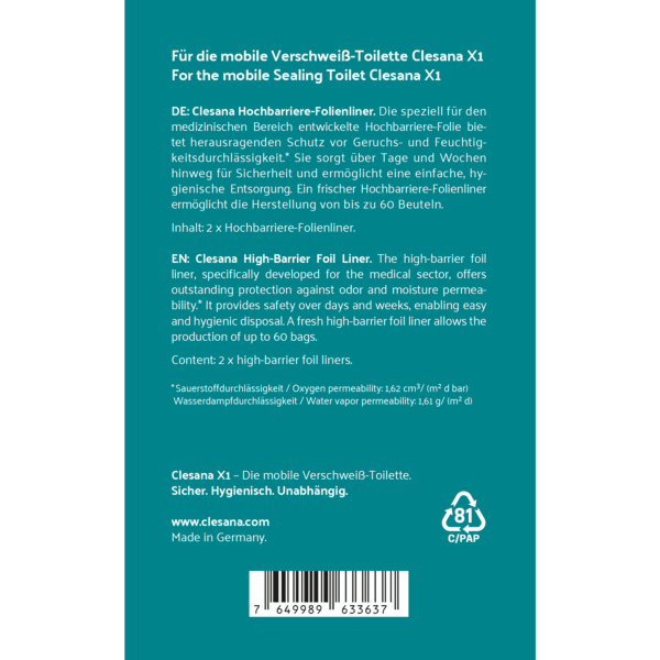 Clesana folieposer til Clesana X1